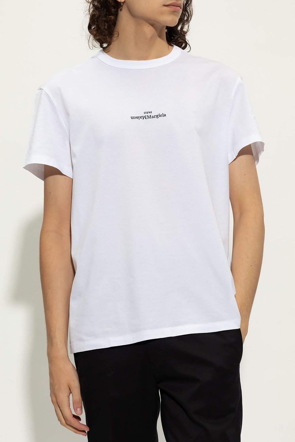 Maison Margiela T-shirt with logo | Men's Clothing | Vitkac